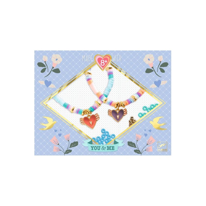 Djeco You & Me – Heart Heishi Jewelry Kit