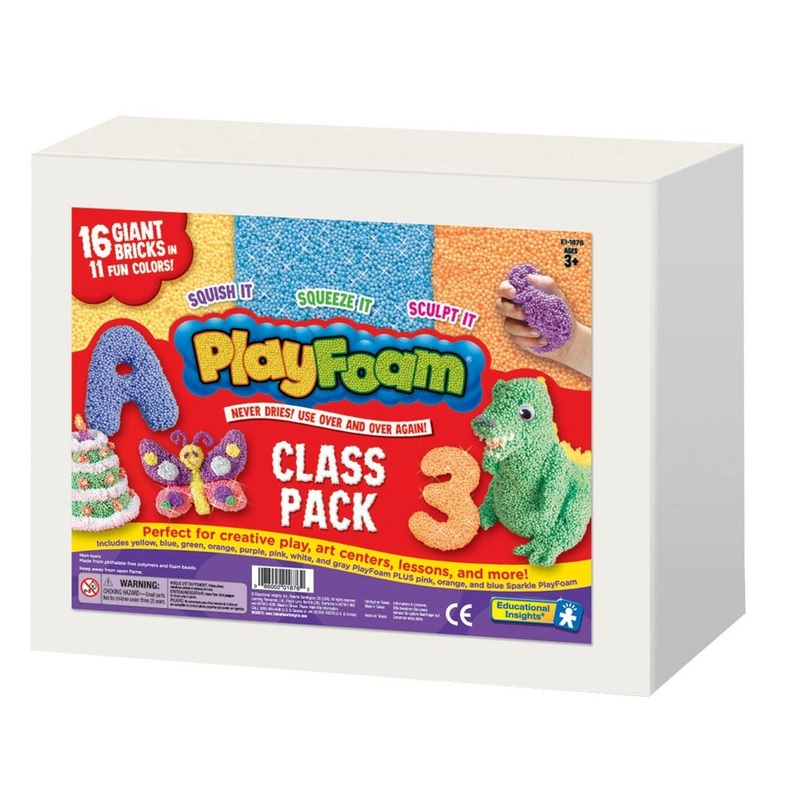 No-Mess Playfoam (Class Pack) (16 pieces in 8 Colors)