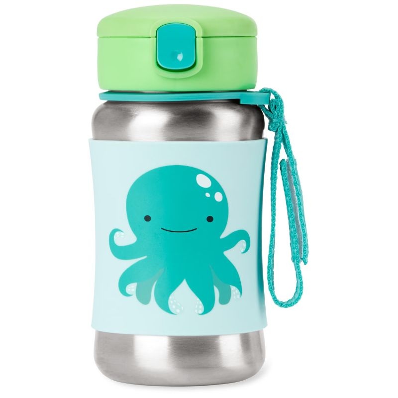 Zoo Stainless Steel Straw Bottle