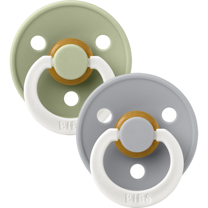 BIBS Colour Glow 2-Pack | Sage/Cloud