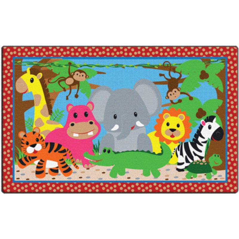Cutie Jungle Rug, 5′ x 8′