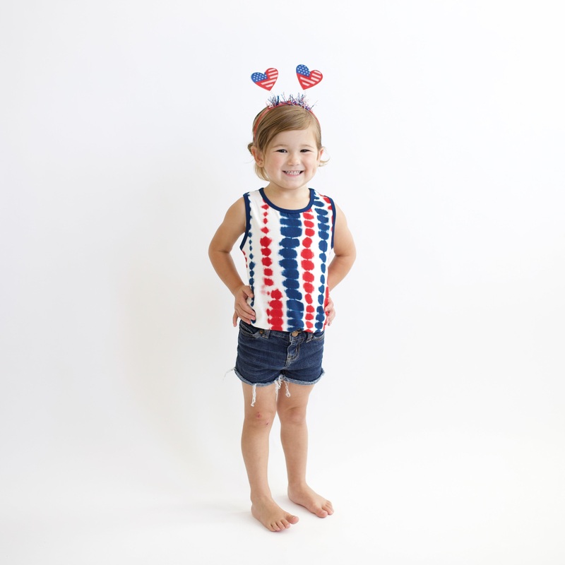 Toddler Tank Top in Liberty Rip Tide