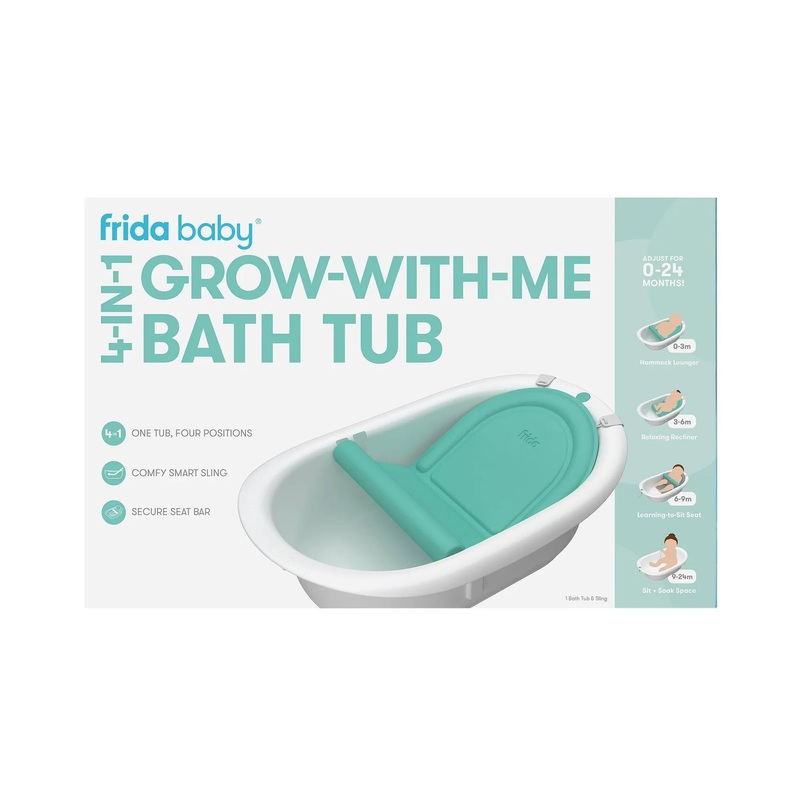 4-in-1 Grow-With-Me Bath Tub (See Description)