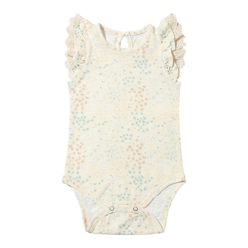 Amber Bodysuit – Natural Spring Floral