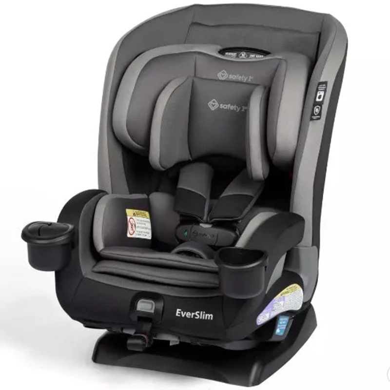 Ever Slim All-In-One Convertible Car Seat – Weathered Stone (See Description)