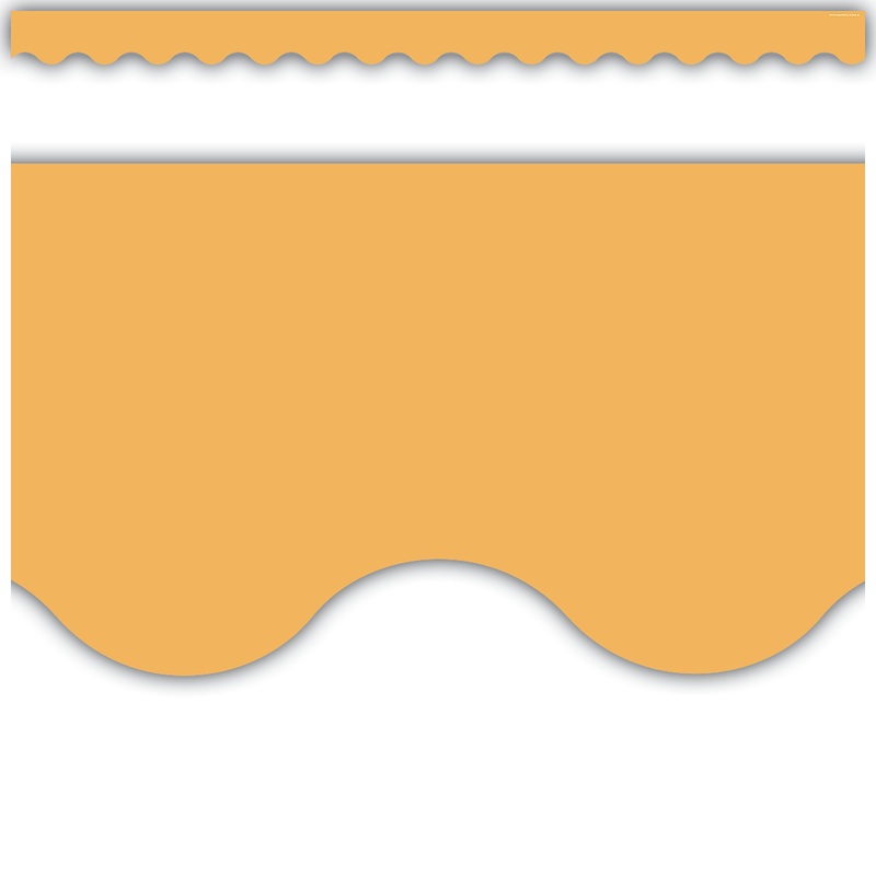 Golden Sun Scalloped Border Trim