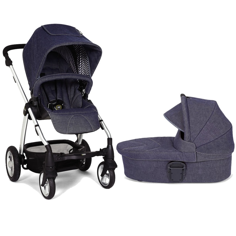 Mamas & Papas Sola 2 MTX Stroller & Carrycot – Denim