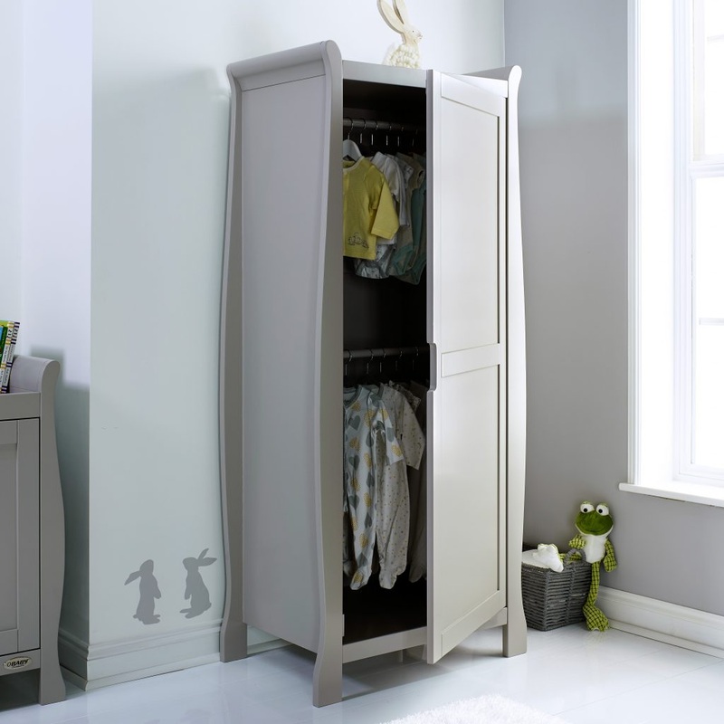 Obaby Stamford Single Wardrobe – WARM GREY