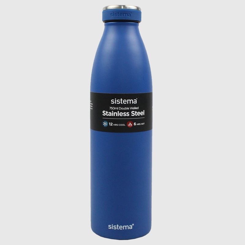 OCEAN BLUE SISTEMA HYDRATION 750ML STAINLESS STEEL BOTTLE