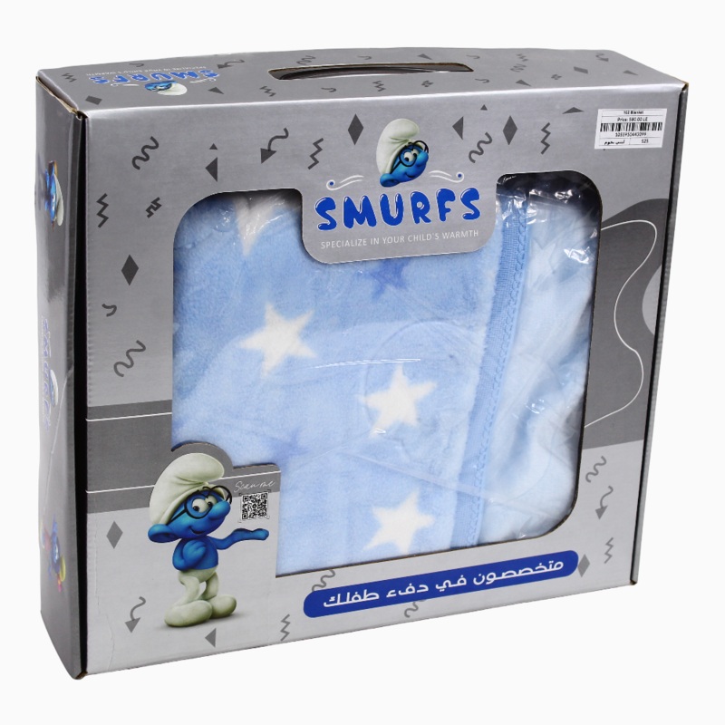 Baby Fur Blanket  Embossed Stars