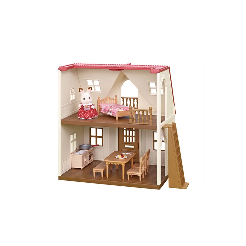 Calico Critters Red Roof Cozy Cottage Starter Home