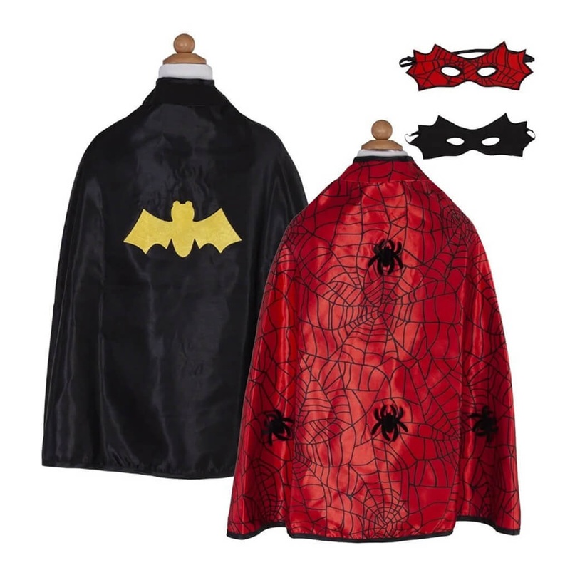 Cape and Mask Reversible Spider/Bat