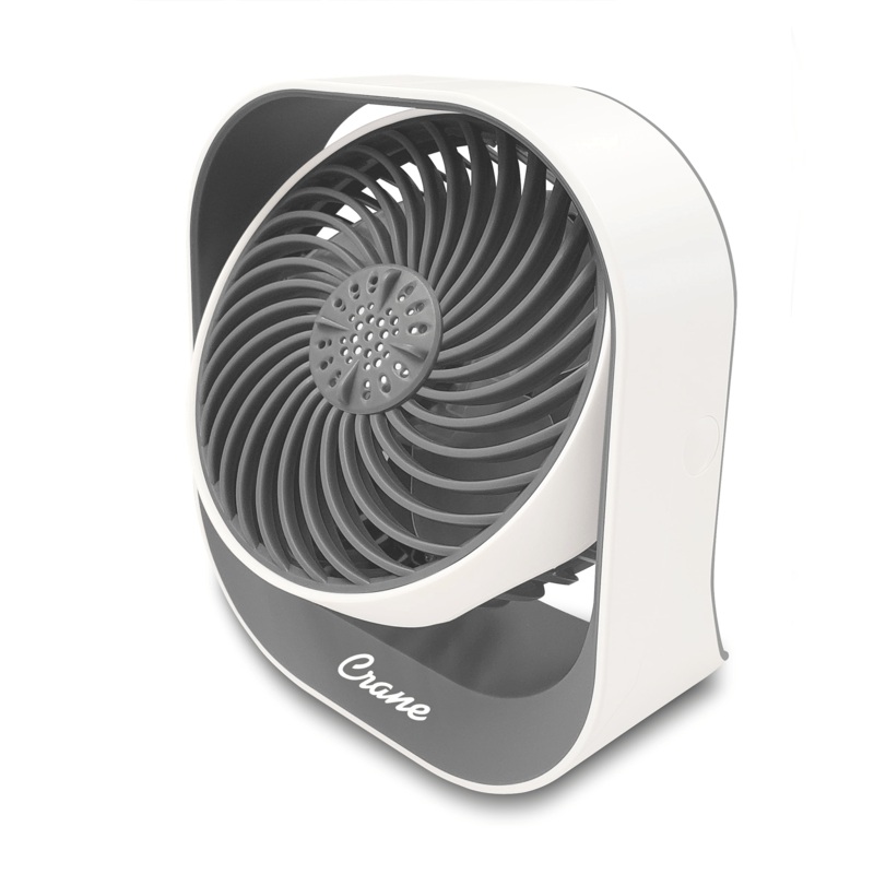 Crane Rechargeable Desk Top Fan with Aroma Tray