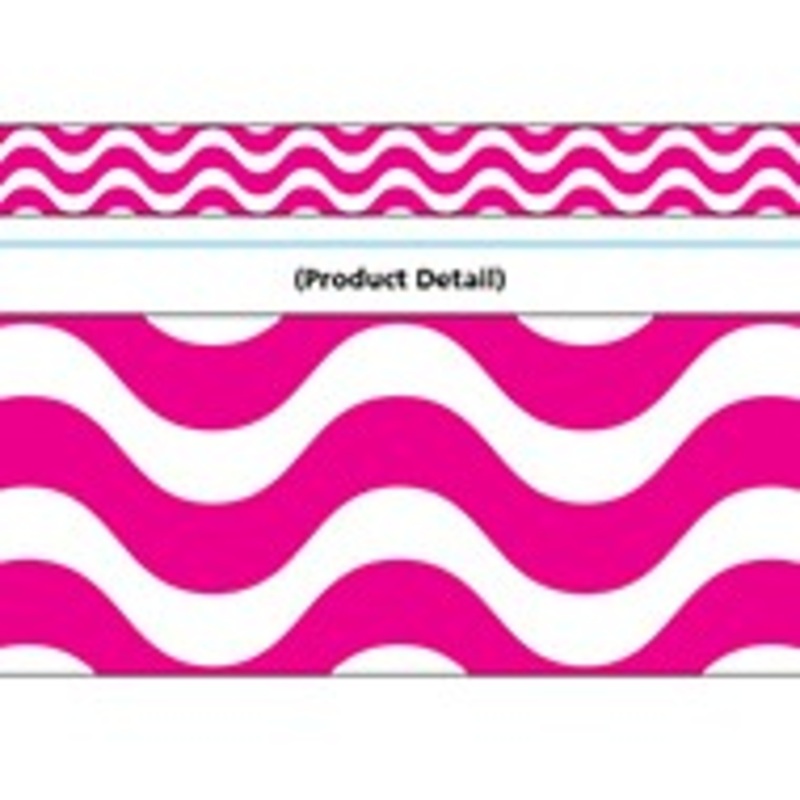 Wavy Pink Bolder Border