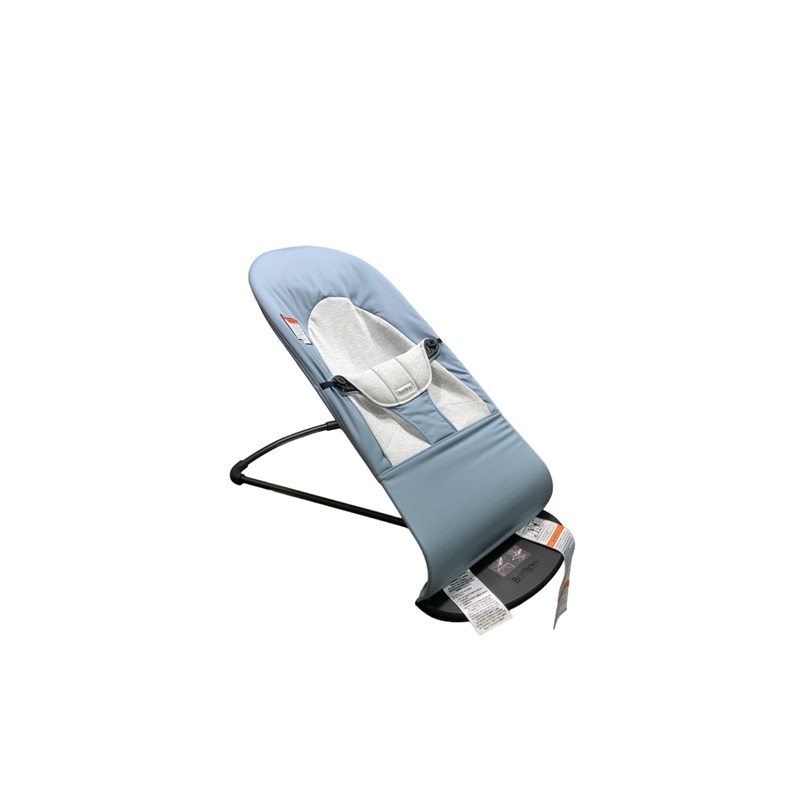 BabyBjorn Bouncer Balance, Black Frame, Blue/Gray