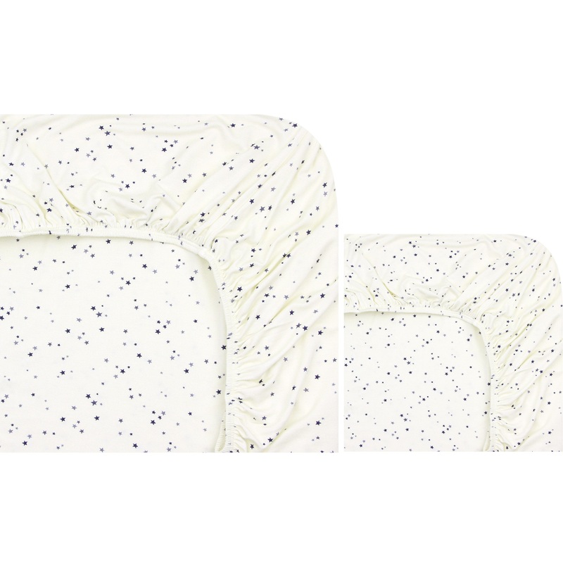 George Crib Sheet + Changing Pad Cover Pack