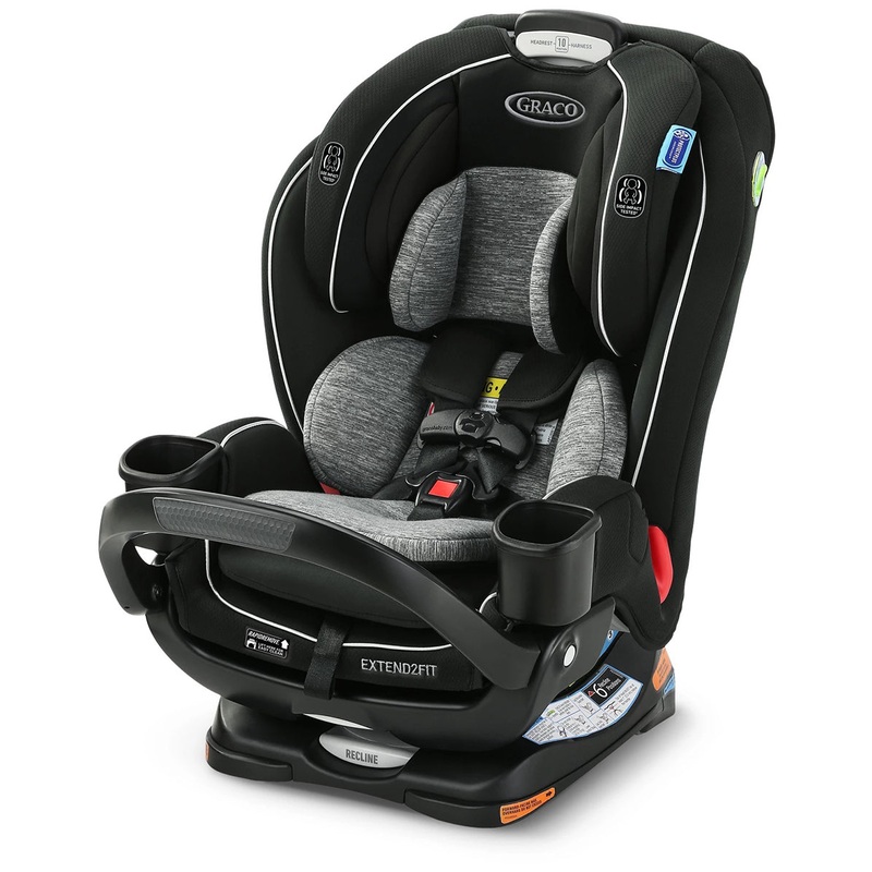 Graco Extend2Fit 3-in-1 Convertible Car Seat with Anti-Rebound Bar – Zane