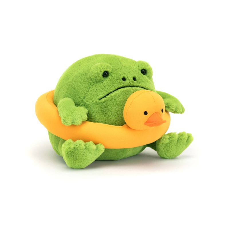 Jellycat Ricky Rain Frog In A Rubber Ring