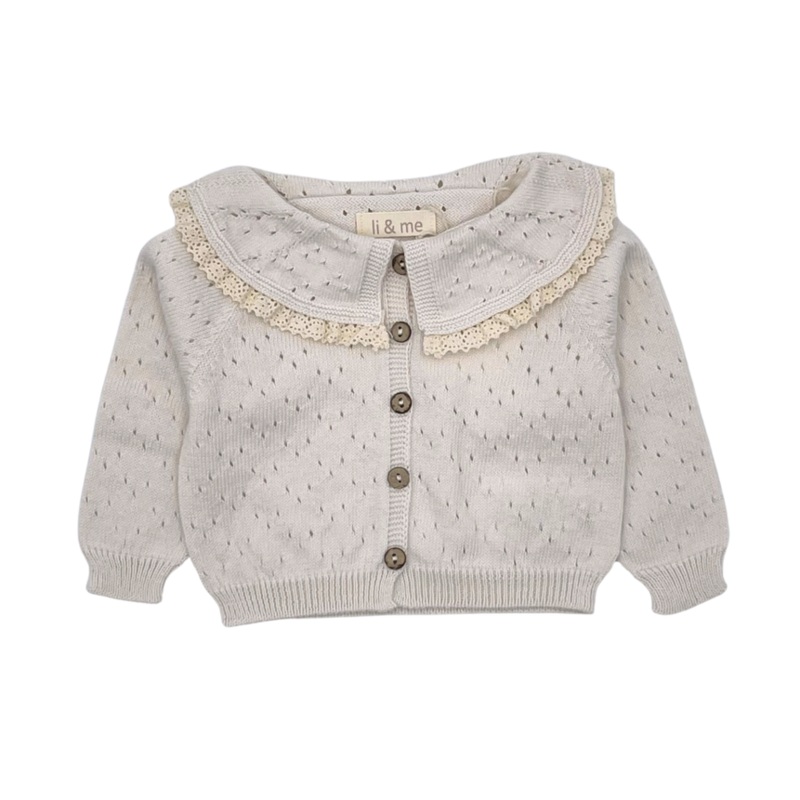 Li + Me – Knit Cardigan – Cream