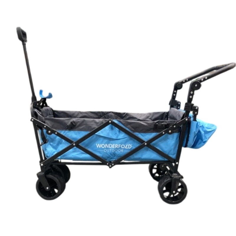 Wonderfold S3 Outdoor Utility Wagon, Aqua Grey