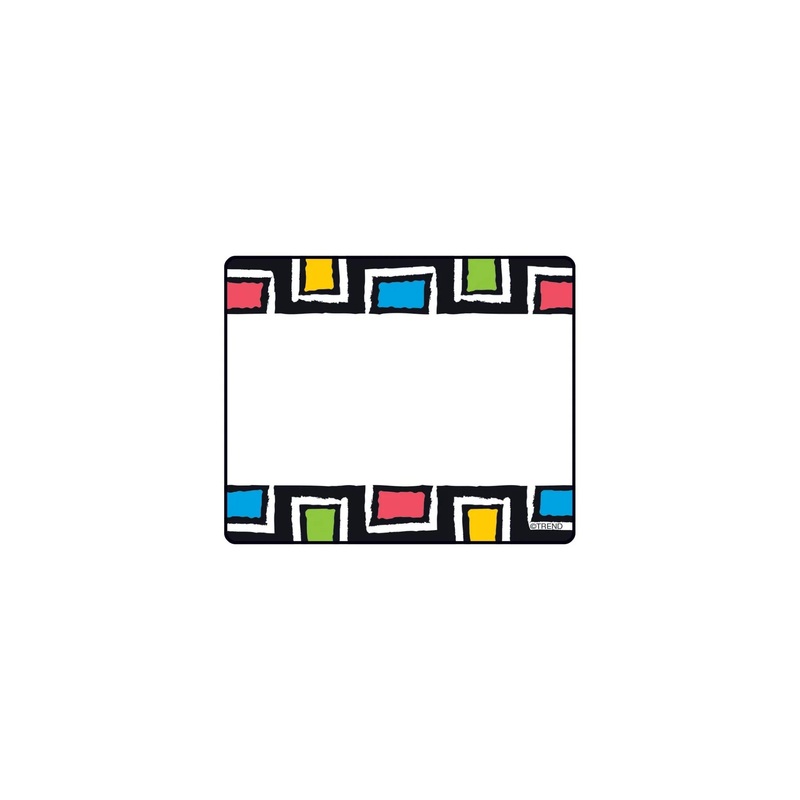 Bold Strokes Rectangles Terrific Labels