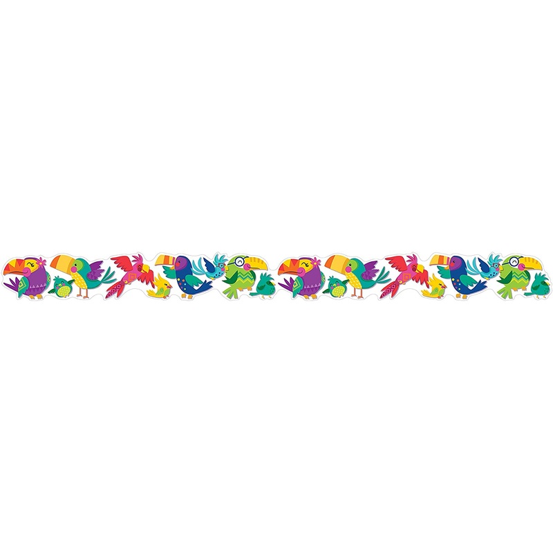 Eureka Colorful ‘You Can Toucan’ Birds Bulletin Board Trim