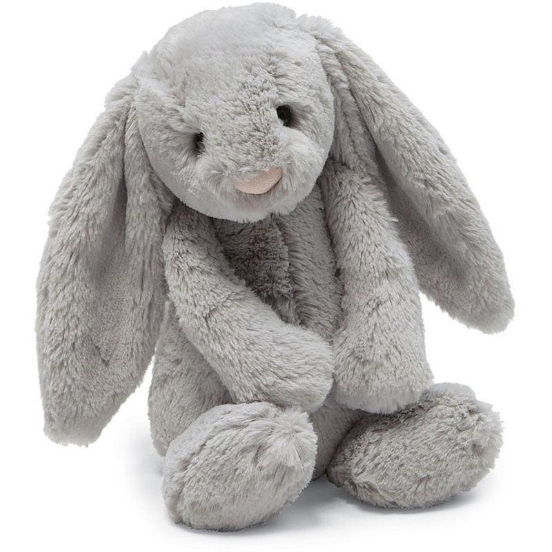 Jellycat Bashful Bunny Grey, 20″