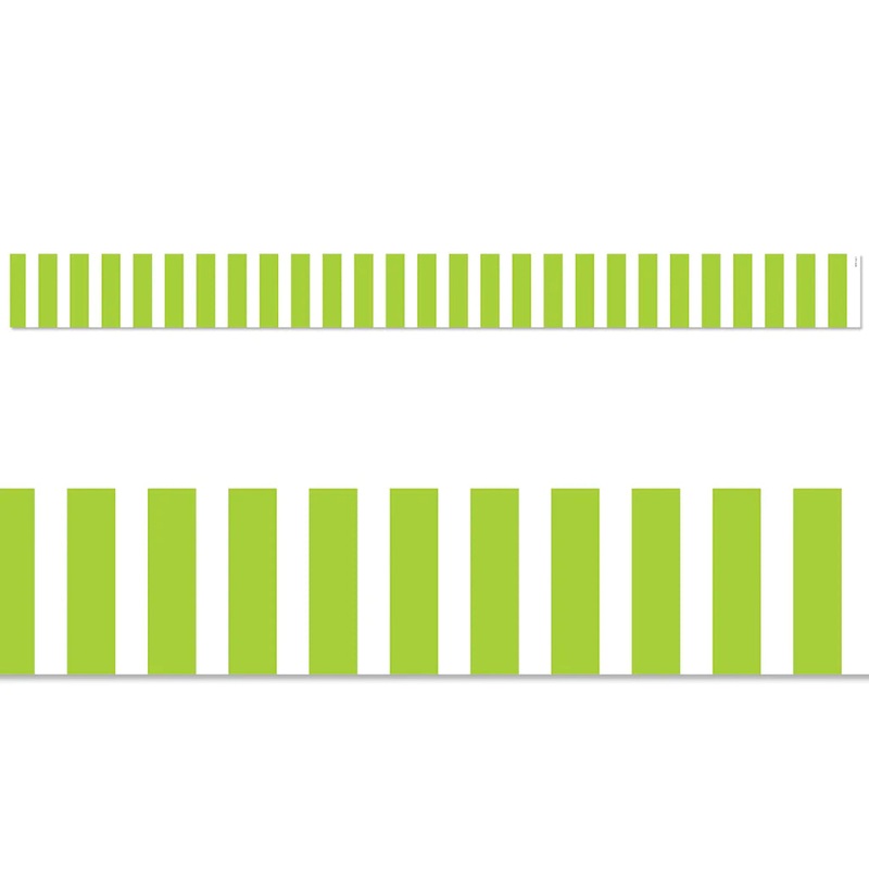Lime Green Bold Stripes Border EZ Border