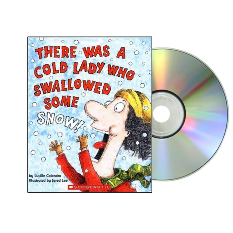 There Was a Cold Lady Who Swallowed some Snow! Book & CD Set