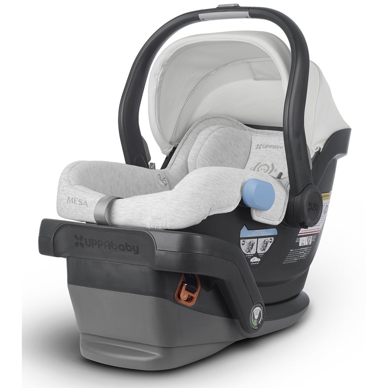 UPPAbaby MESA Lightweight Infant Car Seat – Bryce (White & Grey Marl)