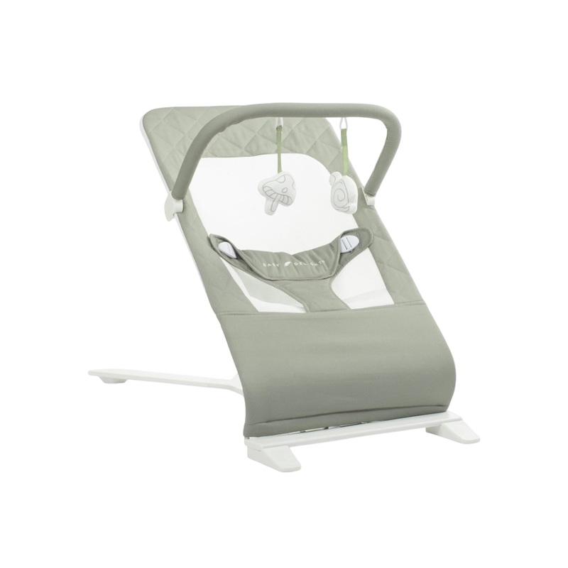 Baby Delight Alpine Deluxe Portable Bouncer, Organic Sage