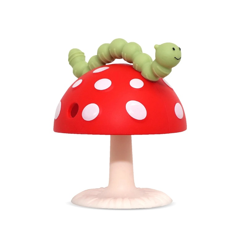 Chompy Mushroom Grip Silicone Teether