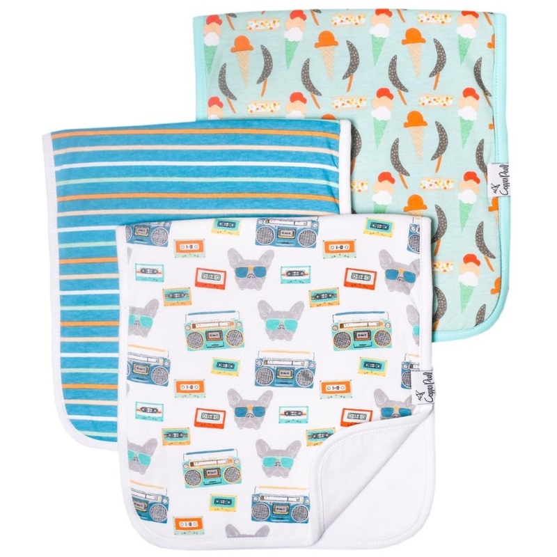 Copper Pearl Premium Burp Cloths | Bruno