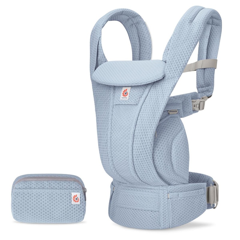 Ergobaby Omni Deluxe Baby Carrier, Mesh – Serene Blue