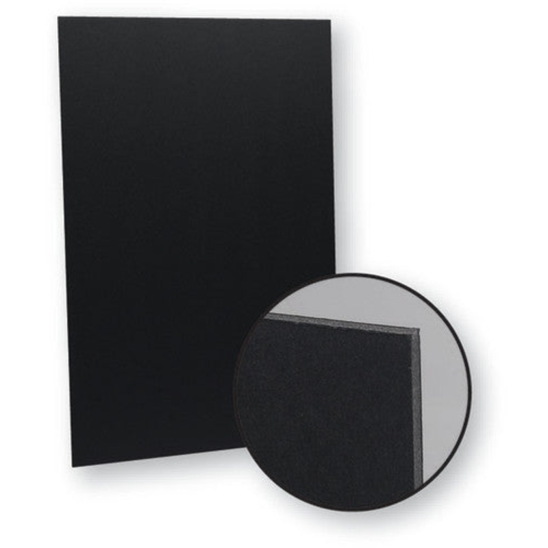 Flipside Foam Board, Black, Pack of 10