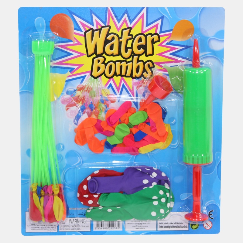 Mixed Balloons Set with Pump  Green