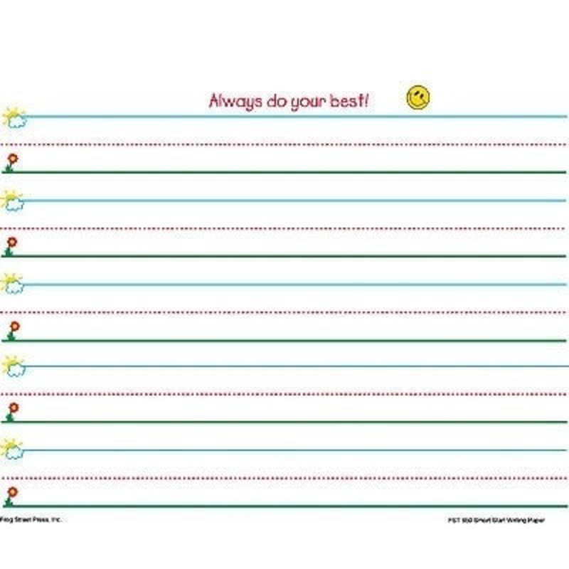Smart Start “Sky to Ground” Writing Paper Grades K-1 – 100 Sheets