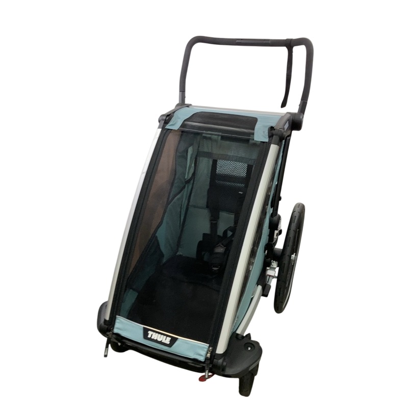 Thule Chariot Cross Bike Trailer Stroller 1 Seat, 2021, Alaska Blue