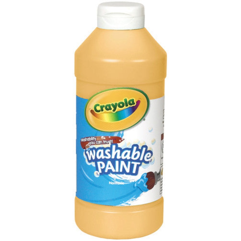 Crayola Washable Paint, 16 oz., Peach
