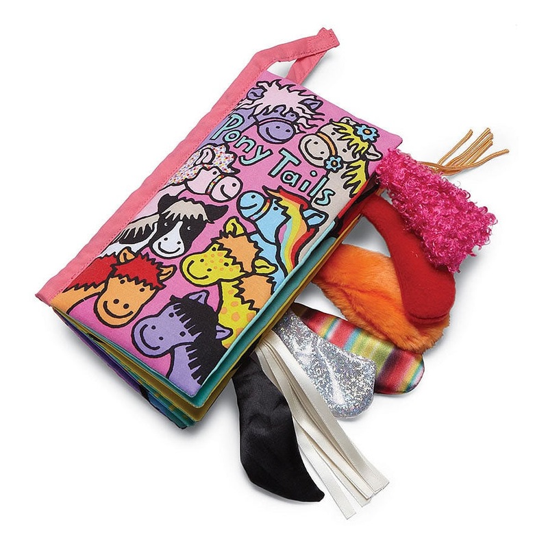 Jellycat Pony Tails Soft Book