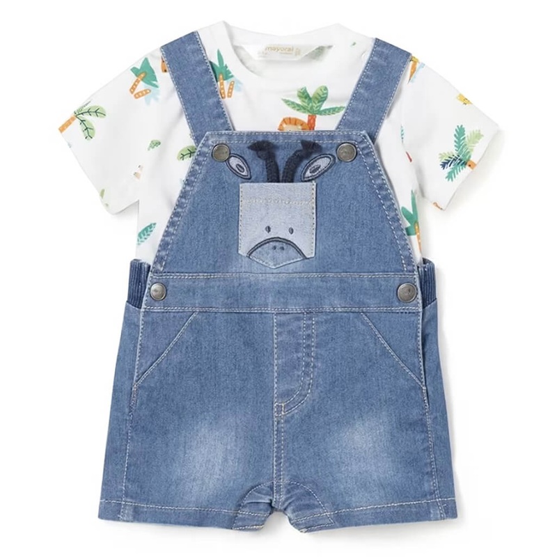 MYL Denim Dungaree Set Nebula