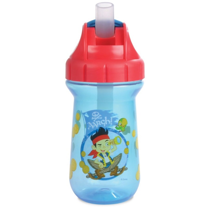 The First Years 10 oz Flip Top Straw Cup – Jake & The Neverland Pirates