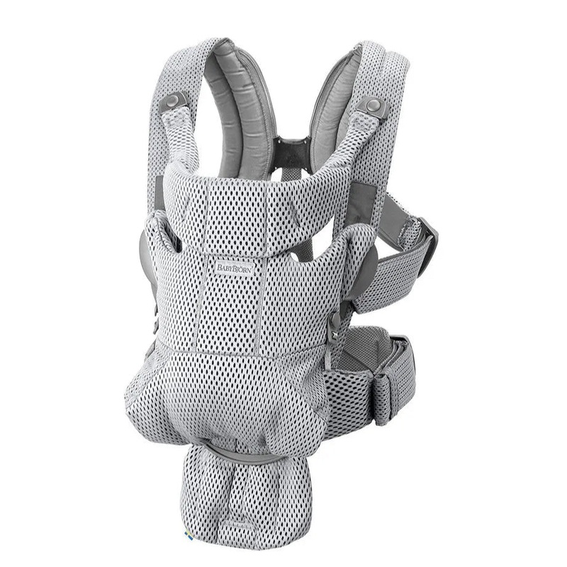 Baby Carrier Free Gray 3D Mesh – Gray