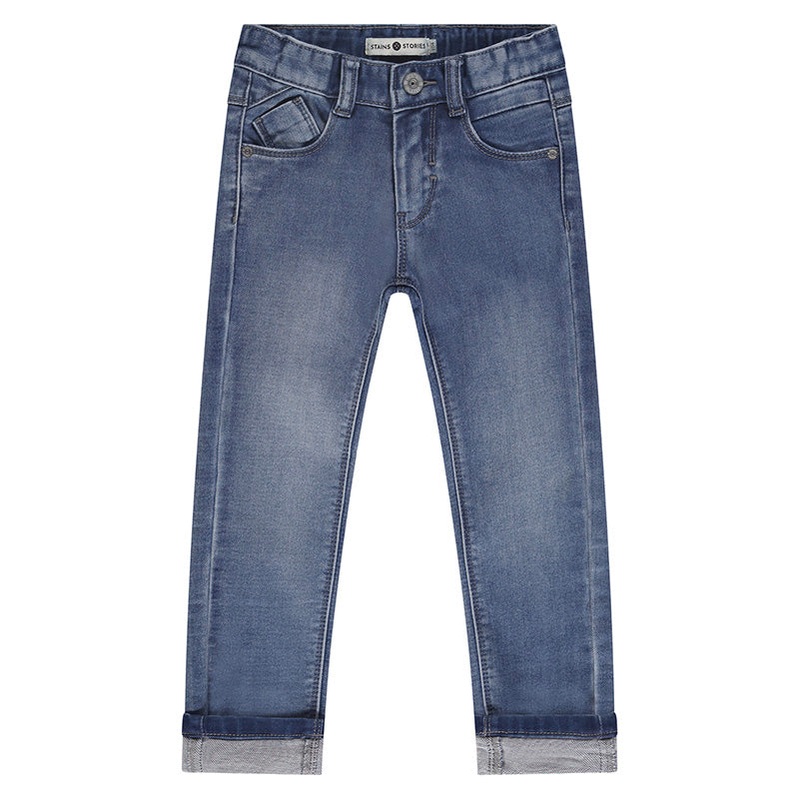 Boy’s Jogger Denim – Medium Blue Denim
