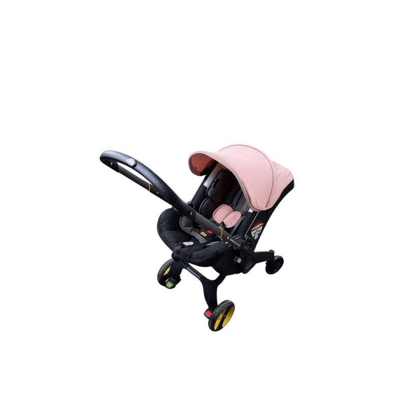 Doona Infant Car Seat & Stroller Combo, 2023, Blush Pink