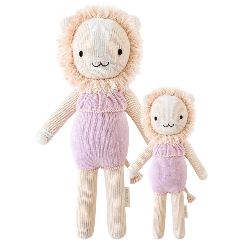 Hand Knit Doll Savannah The Lion