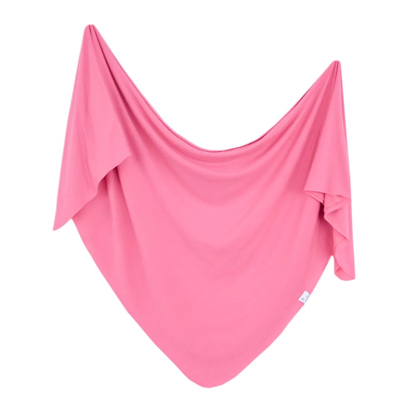 Knit Swaddle Blanket – Flamingo