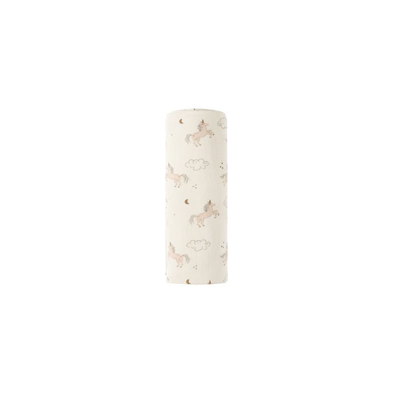 Quincy Mae Woven Swaddle – Unicorns