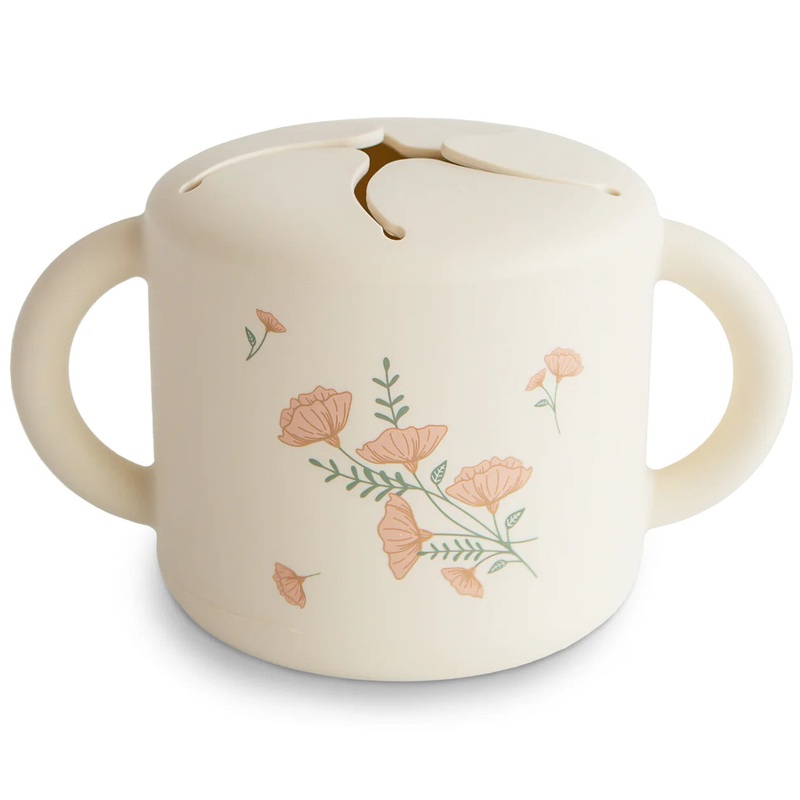 Snack Cup – Pink Flowers