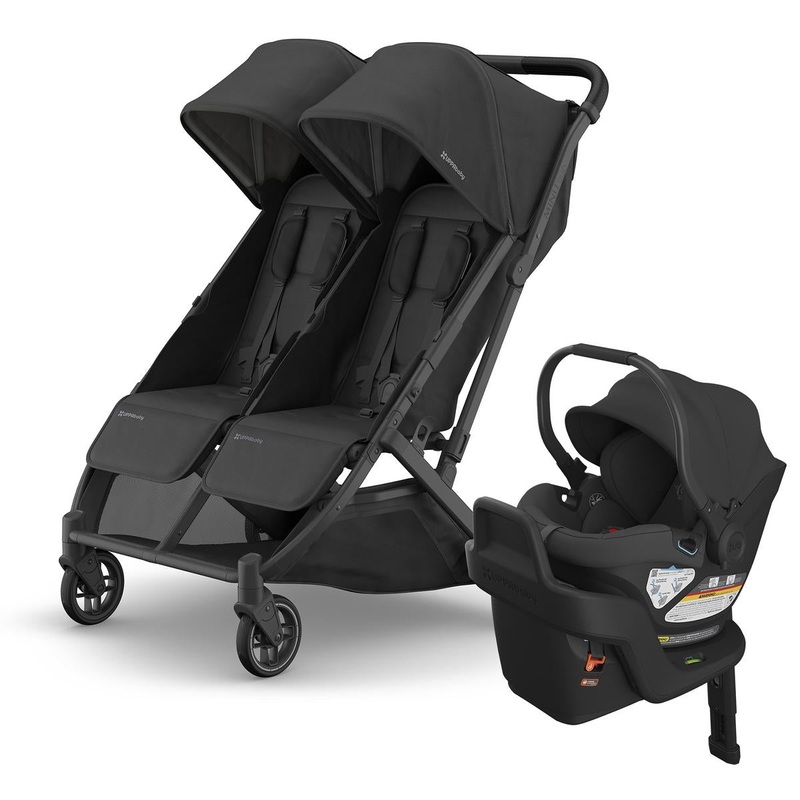 UPPAbaby Minu Duo Double Stroller + Aria Travel System Bundle – Jake / Jake